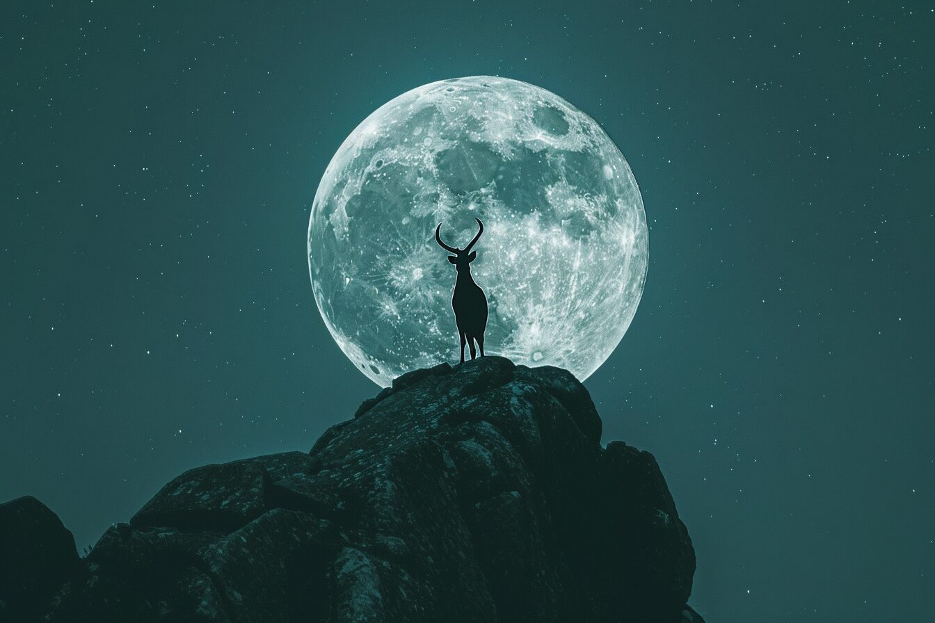 luna llena del ciervo en capricornio