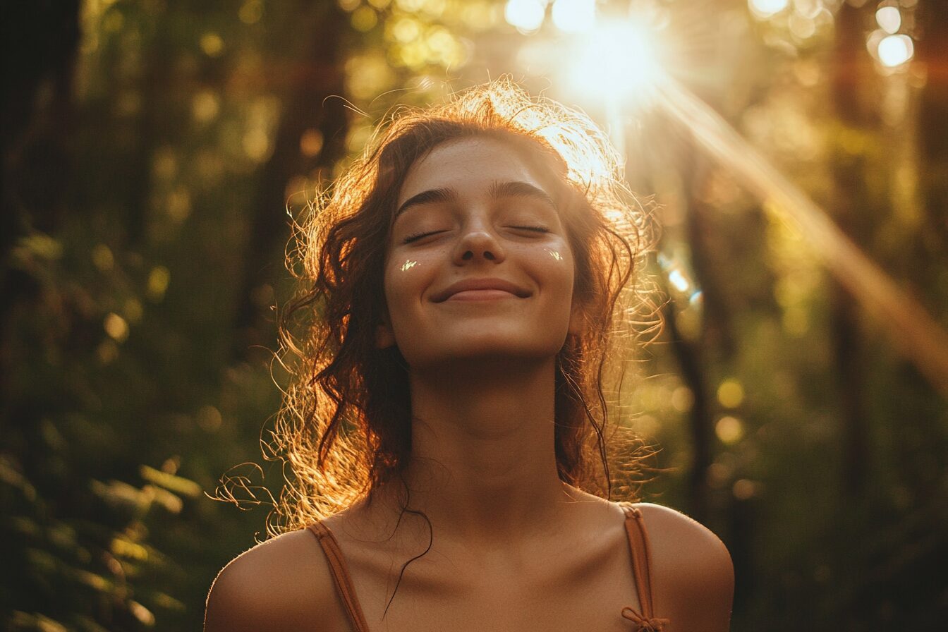 Chica feliz, aura limpia. Cómo limpiar tu energía para ser feliz.