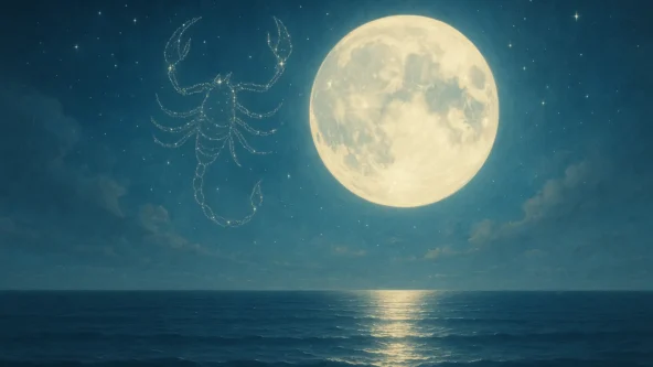 Luna Llena en Escorpio – 12 de mayo de 2025: Sanación profunda y renacimiento emocional