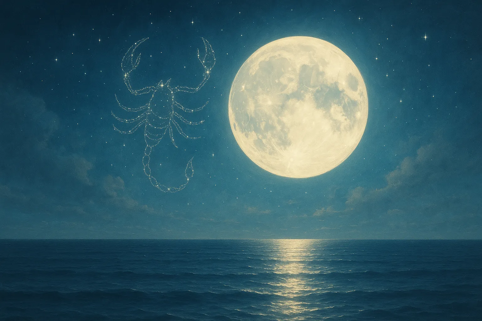 Luna Llena en Escorpio – 12 de mayo de 2025: Sanación profunda y renacimiento emocional